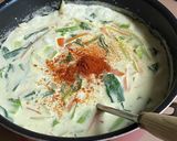 クリーミー　韓国風ロゼ野菜スープ作り方5写真