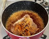 牛ごぼうと舞茸のしぐれ煮作り方2写真