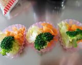 お弁当の彩りに！痛みにくい温野菜作り方3写真