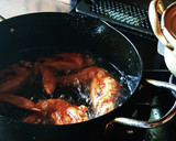 おうち居酒屋★手羽先揚げ焼き肉タレまみれ作り方3写真