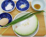 冬瓜のたまごスープ作り方1写真