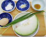 冬瓜のたまごスープ作り方1写真