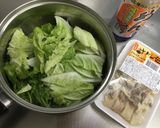 牛すじと白菜の煮物作り方1写真