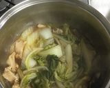 牛すじと白菜の煮物作り方4写真