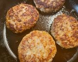 糖尿病予防! 大麦入りハンバーグ作り方8写真
