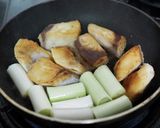 ぶりと長ねぎの甘辛照り焼き作り方3写真