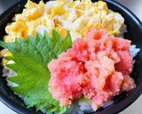 早技・今日のお弁当♡明太たまご丼作り方6写真