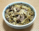 牛ごぼうと舞茸のしぐれ煮作り方5写真