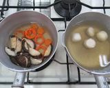 すまし仕立ての彩りお雑煮作り方6写真