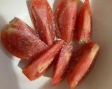 トマトの炒めカプレーゼ作り方2写真