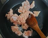 玉葱と鶏むねの照り焼き炒め作り方4写真