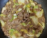 牛肉と白菜のすき煮作り方3写真