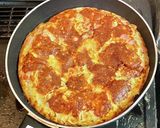 白菜で魚肉ソーセージのお好み焼き作り方7写真