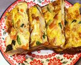 ちくわと野菜入り具沢山卵焼き作り方5写真