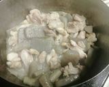 ★醤油は最後★鶏肉とごぼうの炒め煮作り方1写真