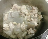 ★醤油は最後★鶏肉とごぼうの炒め煮作り方1写真