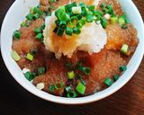 簡単☆おろしビンチョウマグロ丼作り方2写真