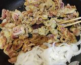 もろみ調味液で柔らか豚こま肉のカレー炒め作り方4写真