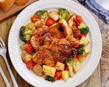 チキンとじゃがいものオーブン焼き作り方6写真