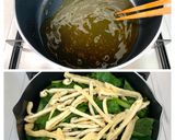 小松菜と油揚げの煮物＊食材2つの簡単副菜作り方4写真