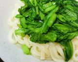 乾麺●豚しゃぶ＆菊菜のぶっかけ風うどん作り方2写真