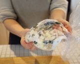 たたき長芋の海苔チーズおやき作り方4写真