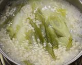 寒い日に⛄参鶏湯風もち麦お粥作り方5写真