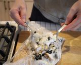 たたき長芋の海苔チーズおやき作り方5写真