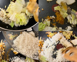 簡単！白菜の和風カレーリゾット♪作り方3写真