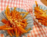 お弁当人参きんぴら☆夜レンチンで仕込む作り方4写真
