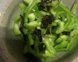 ピーマン好き必見　ピーマン塩昆布和え作り方4写真