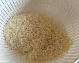 松茸の味お吸いものを使った炊き込みごはん作り方1写真