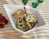蓮根と薩摩芋の青のり焼き作り方6写真