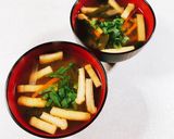 大根とにんじんのみそ汁作り方6写真