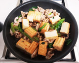 厚揚げと豚肉の甘辛炒め(とろみ付き)作り方3写真