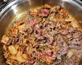 牛肉のヨーグルト漬け*味噌キムチ鍋作り方5写真