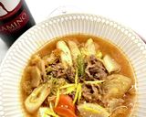 牛肉のヨーグルト漬け*味噌キムチ鍋作り方8写真