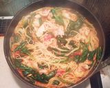若鶏とほうれん草のトマトソースパスタ作り方3写真