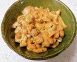キムチと納豆混ぜ混ぜ♪海苔巻きで旨し！作り方1写真