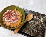 キムチと納豆混ぜ混ぜ♪海苔巻きで旨し！作り方4写真