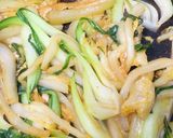 白菜と青梗菜の豆板醤の炒め蒸し〔副菜〕作り方6写真