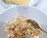 油揚げにネギと味噌をいれて焼いたおつまみ作り方4写真