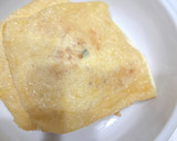 油揚げにネギと味噌をいれて焼いたおつまみ作り方5写真