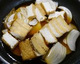 簡単！厚揚げすき焼き作り方2写真