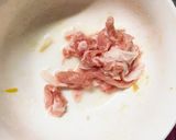 レンジもやし入きな粉ピザソース味甘酢酢豚作り方1写真
