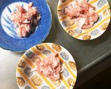 レンジもやし入きな粉ピザソース味甘酢酢豚作り方2写真