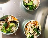 レンジもやし入きな粉ピザソース味甘酢酢豚作り方11写真