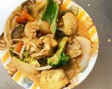 レンジもやし入きな粉ピザソース味甘酢酢豚作り方14写真