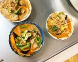レンジもやし入きな粉ピザソース味甘酢酢豚作り方15写真