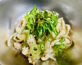 珍味・ラー油ポン酢で鶏皮作り方5写真